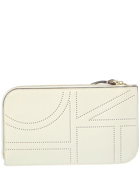 TOTEME Monogram Leather Wristlet