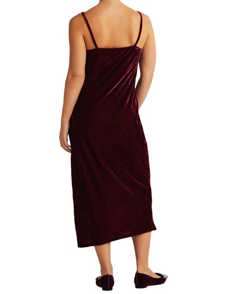 Boden Velvet Slip Midi Dress