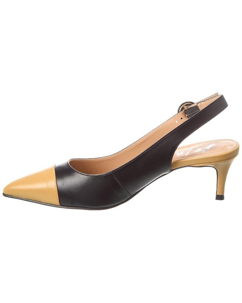 French Sole Skylar Leather Slingback Pump