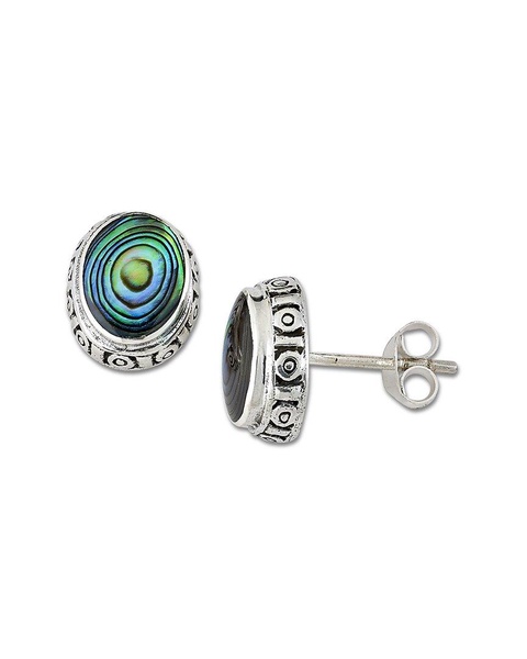 Samuel B. Silver Abalone Studs