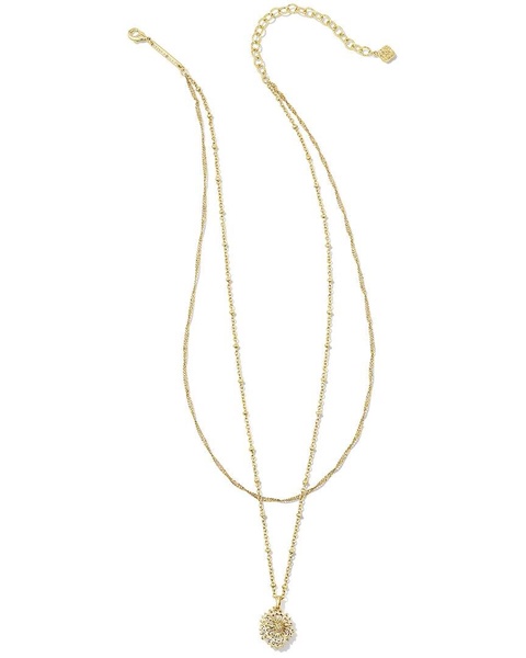 Kendra Scott Brielle 14K Plated Multi Strand Necklace