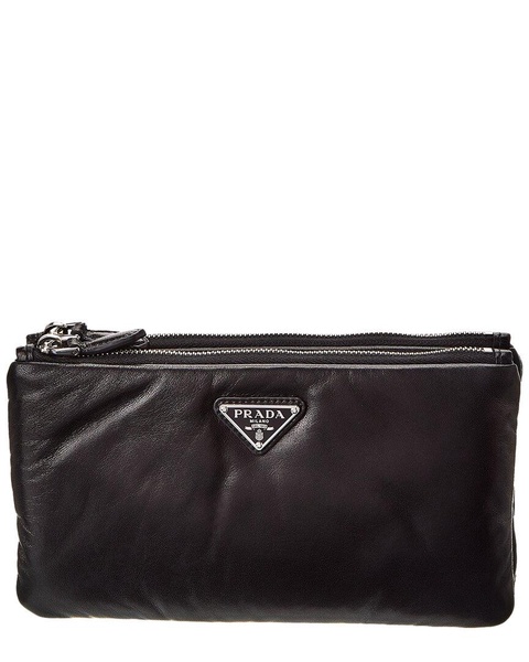 Prada Two Detachable Leather Pouches