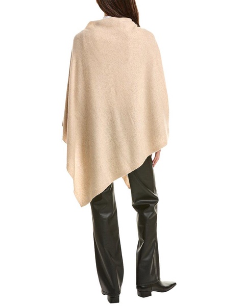 sofiacashmere Button Shoulder Cashmere Wrap