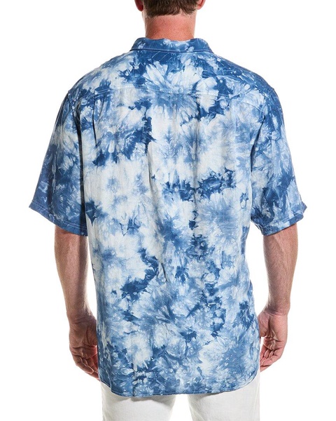 Tommy Bahama Poolside Tie-Dye Linen-Blend Shirt