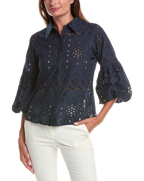 eyelet blouse