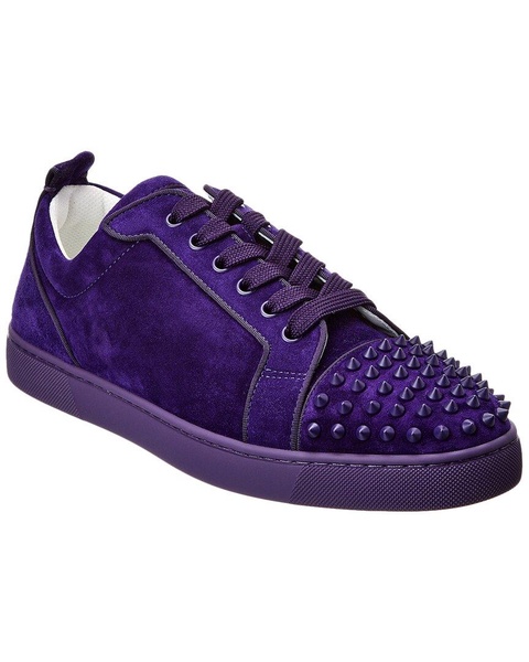 Christian Louboutin Louis Junior Spikes Suede Sneaker