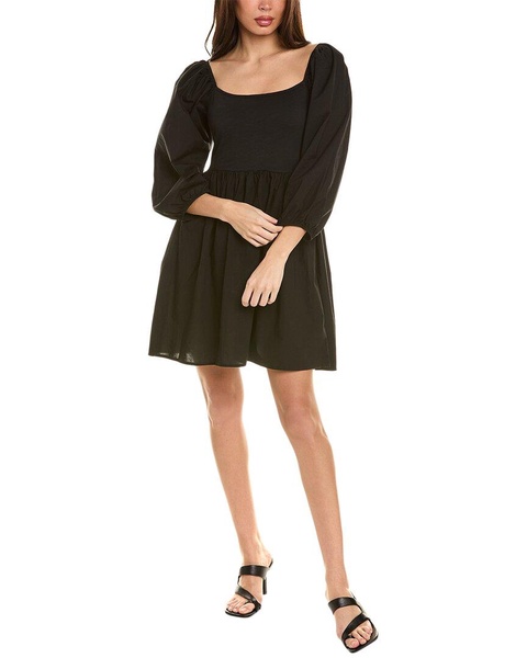 Nation LTD Heddie Combo Babydoll Dress