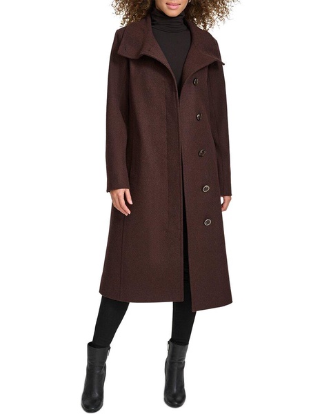 wool-blend coat