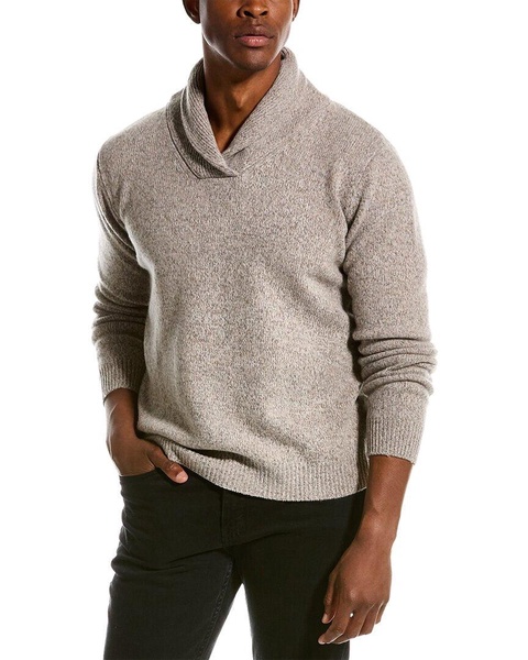 twisted marl wool pullover