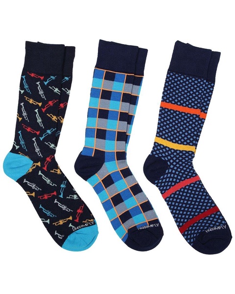 set of 3 crew sock