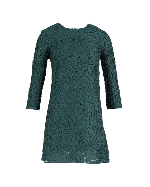 shift dress in green polyester