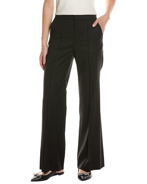 alice + olivia Dylan High-Rise Wool-Blend Wide Leg Pant