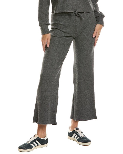 cozy wide leg rib pant