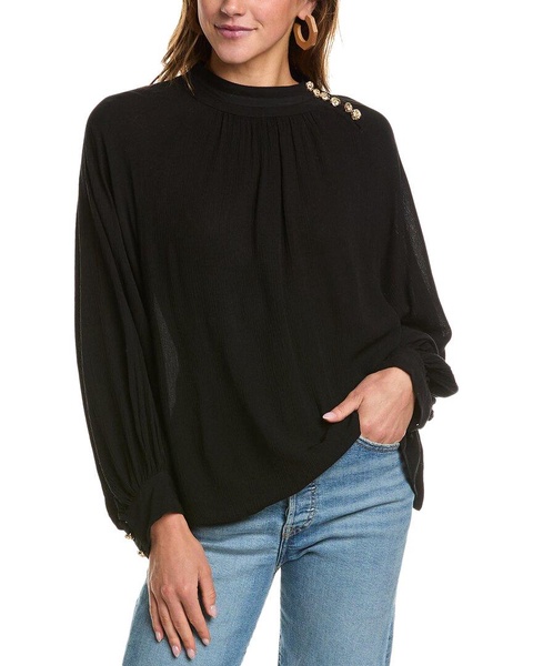 balloon sleeve blouse