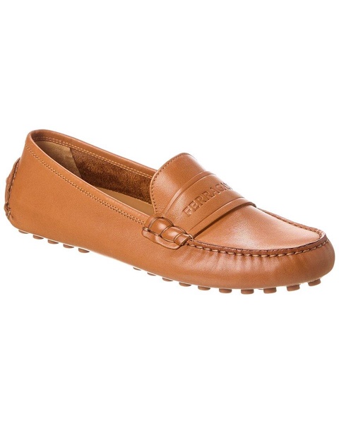 ferragamo iside leather loafer