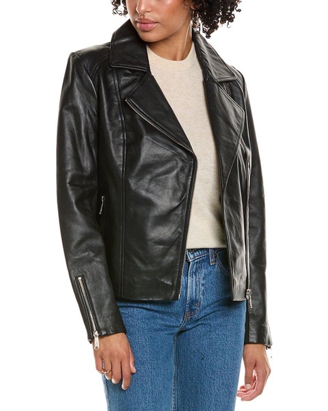 Sam Edelman Promo Leather Moto Jacket