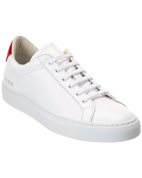 retro low leather sneaker