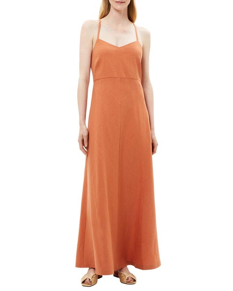 Theory Haranna Linen-Blend Maxi Dress