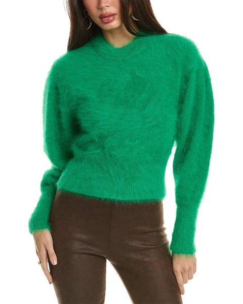 Ulla Johnson Emira Fuzzy Angora-Blend Sweater