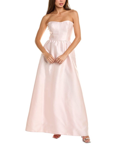 strapless gown