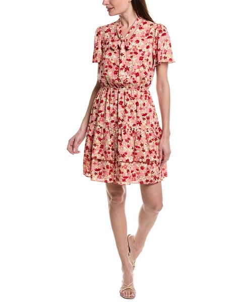 Nanette Nanette Lepore Printed Crepe Chiffon Mini Dress