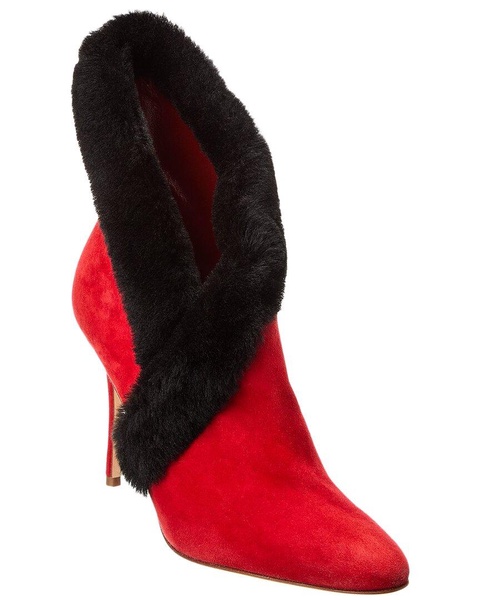 Manolo Blahnik Nestanu 105 Suede Boot