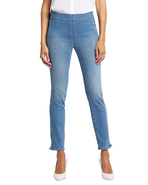 petite ankle slit clean brickell skinny ankle jean