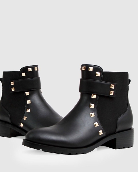 city lights leather ankle boot