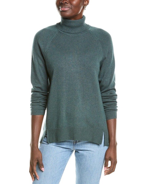 elin turtleneck wool-blend sweater