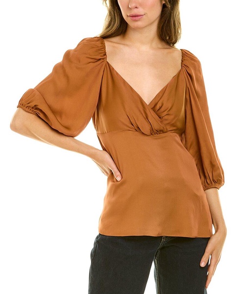 Trina Turk Impressives Silk-Blend Top