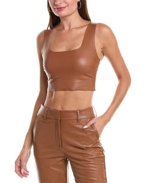 commando square neck crop top