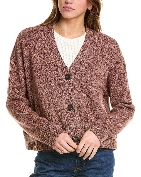 oversized wool & cashmere-blend cardigan