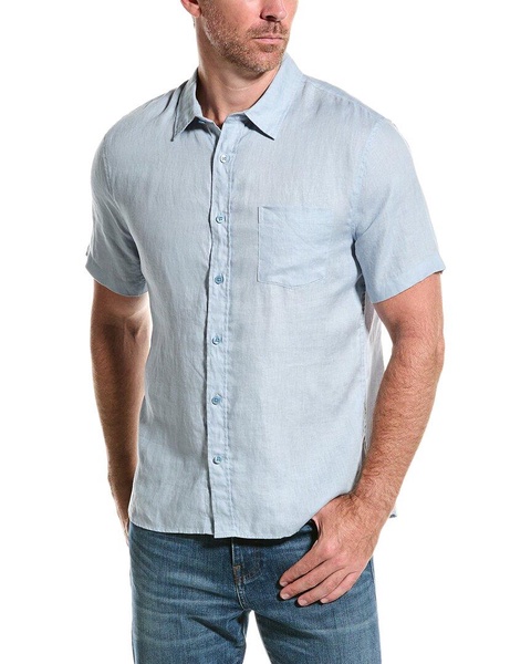 Vince Classic Fit Linen Shirt