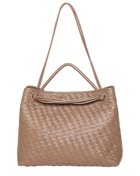 hazel large leather tote