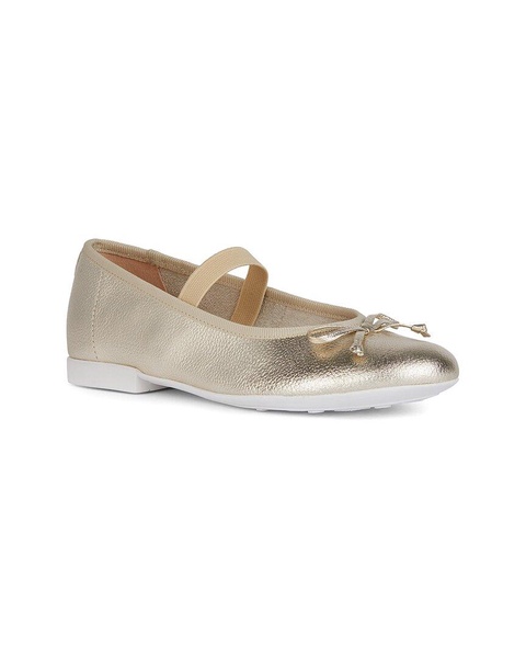 plie leather ballerina flat