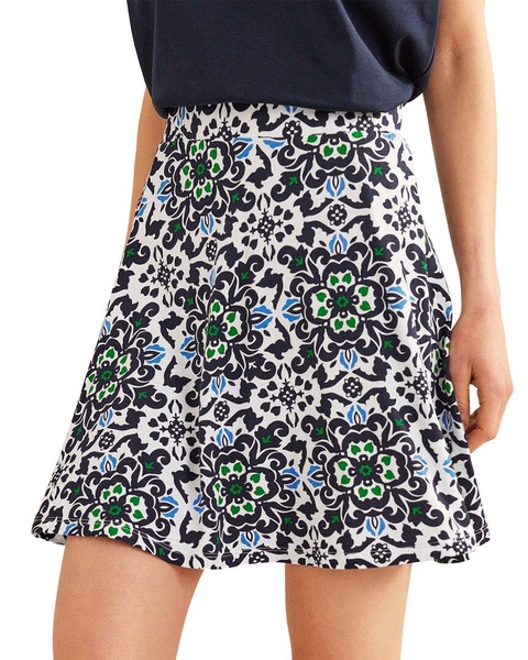 Boden Jersey Wrap Mini Skirt