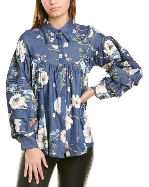 floral blouse