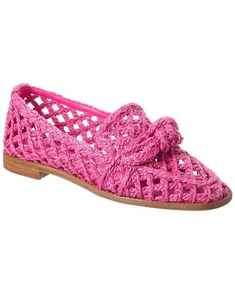 clarita raffia flat