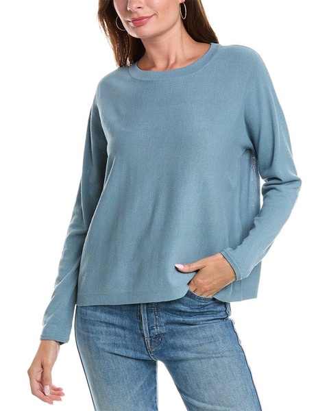 round neck wool top