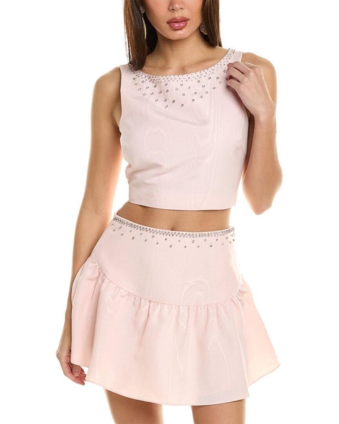 LoveShackFancy Kanoa Crop Sleeveless Top