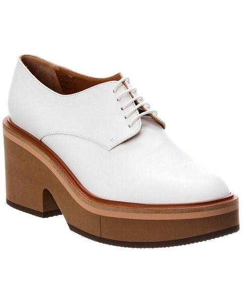 Clergerie Agathe Leather Platform Oxford