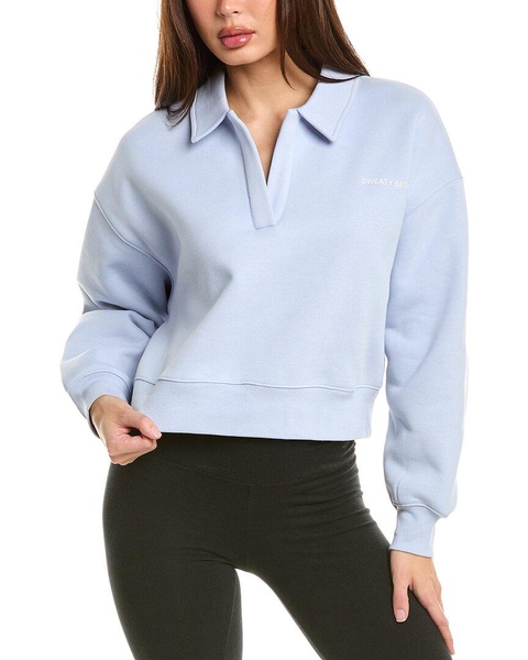 elevated collared sweatshirt