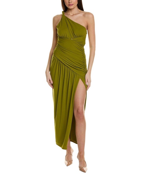 Nicholas Nala Draped Asymmetrical Gown