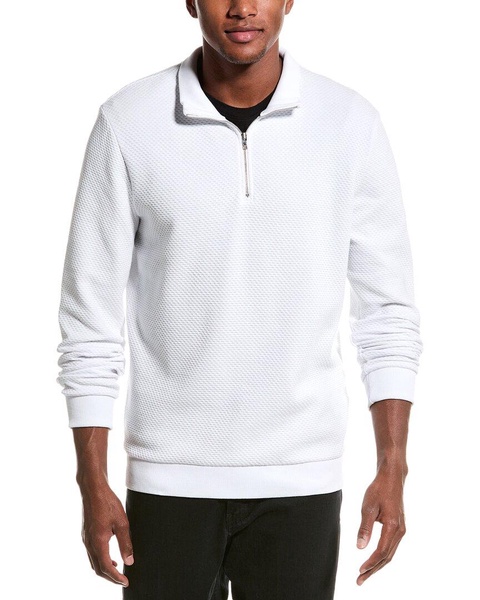 matt textured funnel sweater