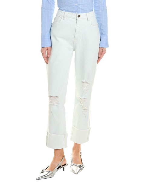 Current/Elliott Relaxed Cuffed Boyfriend Oblique Boyfriend Jean