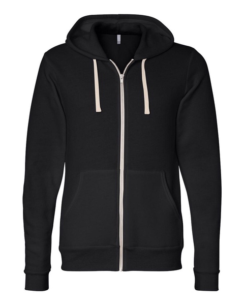 men's triblend sponge fleece full-zip hoodie