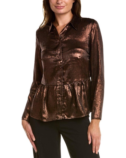 Nanette Nanette Lepore Metallic Blouse