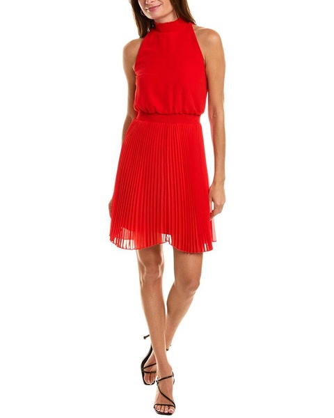 Sam Edelman Accordion Pleated Mini Dress