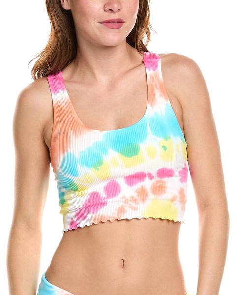 Spiritual Gangster x Grateful Dead Amor Tie-Dye Crop Tank