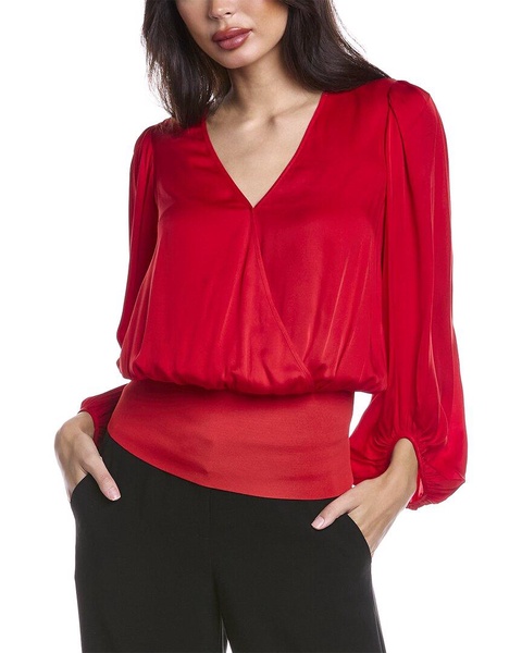 Trina Turk Courageous Silk-Blend Top